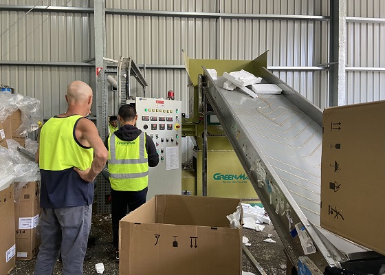 solution de recyclage du-polystyrène comme emballage greenmax